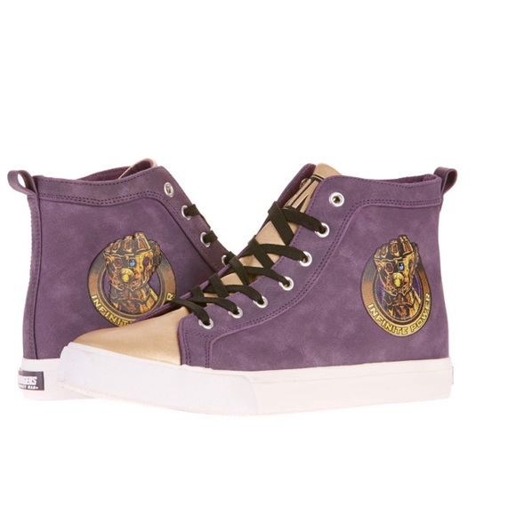 Marvel Shoes Marvel Avenger Thanos Mens High Top Sneakers Poshmark
